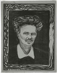 August Strindberg von Edvard Munch