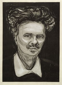 August Strindberg von Edvard Munch