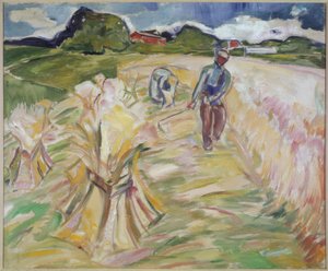 Das Weizenfeld von Edvard Munch