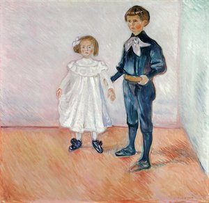 Erdmute und Hans-Herbert Esche, von Munch, Edvard (1863-1944). Öl auf Leinwand
