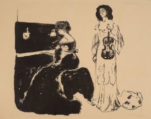 Geigenkonzert. Eva Mudocci (Geige) und Bella Edvards
