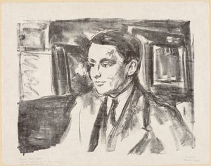 Jugendbildnis Wolfgang Gurlitt von Edvard Munch