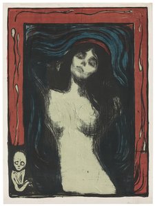 Madonna - Liebendes Weib, ca. 1895-1902 von Edvard Munch