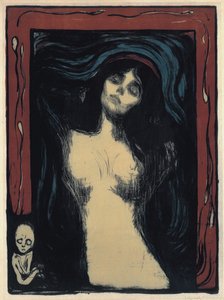 Madonna Liebende Frau, 1895-1900 von Edvard Munch