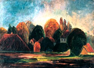 Norwegischer Durchgang, ca. 1900 von Edvard Munch