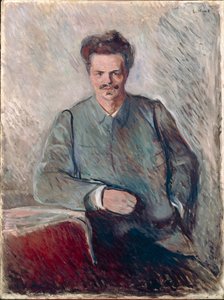 Porträt von Johan August Strindberg