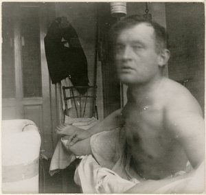 Selbstporträt „à la Marat“ von Edvard Munch