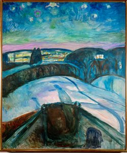 Sternennacht von Edvard Munch
