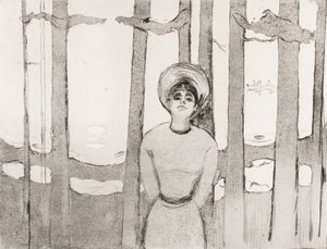 Sommernacht, Die Stimme, 1894 von Edvard Munch
