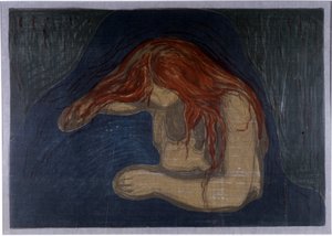 Der Vampir von Edvard Munch