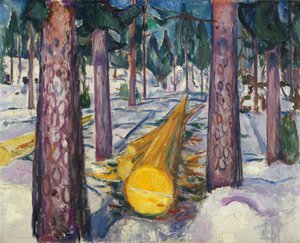 Der gelbe Baumstamm