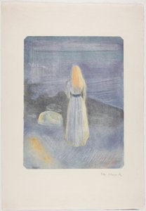 Junge Frau am Strand