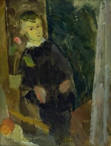 Porträt eines Jungen von Edvard Weie