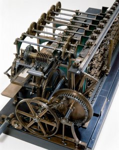 Detail der Scheutz-Differenzmaschine Nr. 3