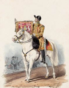 Leibgarde, Trompeter in Staatskleidung