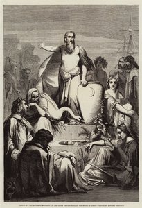 Fresko der Flüsse Englands, im oberen Wartezimmer des House of Lords von Edward A. Armitage