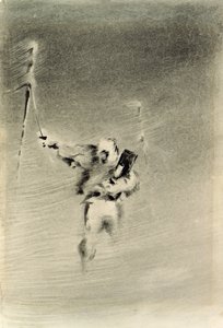 Beobachtungen in einem Schneesturm von Edward Adrian Wilson