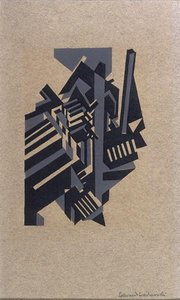 Bradford: Ansicht einer Stadt, ca. 1914 von Edward Alexander Wadsworth