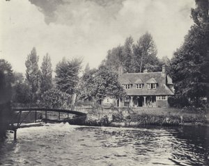 Thorney Weir Fischereihaus von Edward Alfred Barton