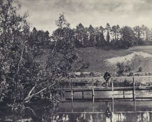 Tumbling Bay, auf einem Träger des Test unterhalb von Fullerton von Edward Alfred Barton