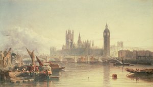 Die Houses of Parliament und die Westminster Bridge