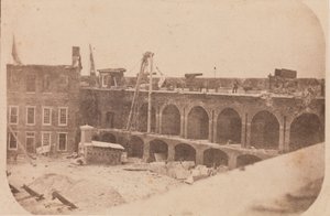 Die Evakuierung von Fort Sumter, April 1861 von Edward Anthony