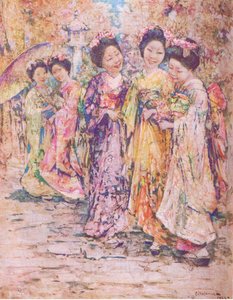Die Promenade, Kyoto, Illustration aus My Magazine
