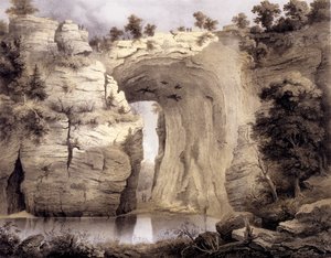 Natürliche Brücke, Rockbridge County, aus 