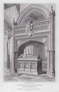 Denkmal von Sir John Spencer, in der Kirche von Great Brington von Edward Blore