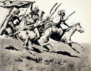 Kriegspartei in Bewegung von Edward Borein