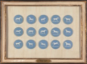 Pferdestudien in Relief, nach George Stubbs