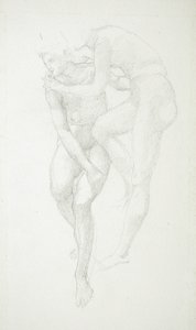 Sitzende Frau von Edward Burne-Jones