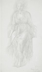 Sitzende Frau von Edward Burne-Jones