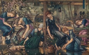Die Dornröschen, Der Gartenhof, ca. 1890, 1922