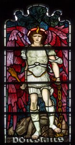 Cambridge, Jesus College Chapel, Morris & Co., Edward Burne-Jones, Potestates, 1873