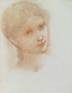 Kopfstudie eines Mädchens, ca. 1865-66