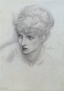 Studie eines Mädchens (Detail)