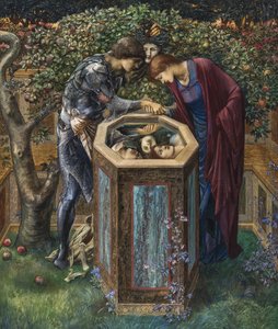 Der unheilvolle Kopf, um 1876 von Edward Burne Jones