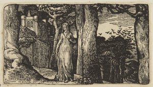 Die Dame mit den Türmen von Edward Calvert