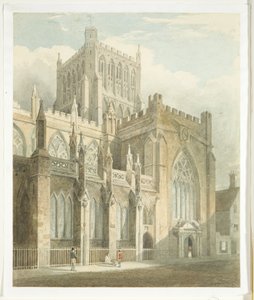 Nordansicht der Kathedrale von Bristol von Edward Cashin