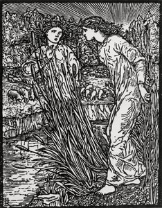 Die Aufgabe des goldwolligen Schafes von Edward Coley (after) Burne Jones