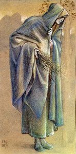 Vermummte Figur