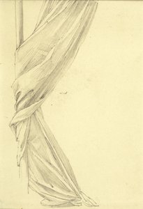 Studie von Draperien