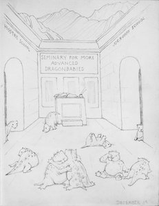 Seminar für Drachen von Edward Coley Burne Jones