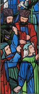 Detail aus dem Zug von Salomo und der Königin von Saba