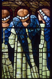 Engel, Die Geburt Christi, 1898 von Edward Burne Jones