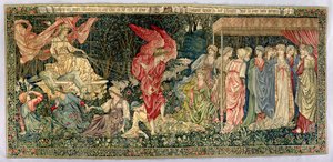 Vorübergehende Venus, entworfen 1901 und gewebt 1926 von Edward Burne Jones