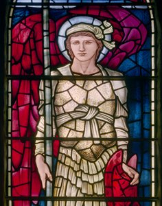 Ostfenster, St. Michael (Detail), 1893 von Edward Burne Jones