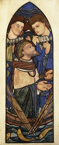 St. Peter sinkt im See von Tiberias von Edward Burne Jones