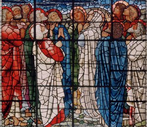 Die Himmelfahrt Fenster (Detail)